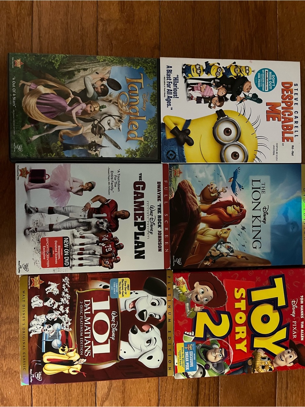 Disney Movie DVD Collection Pack — as shown in photo